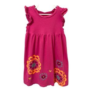 Pink Carter’s Summer Dress With Flowers Size 6